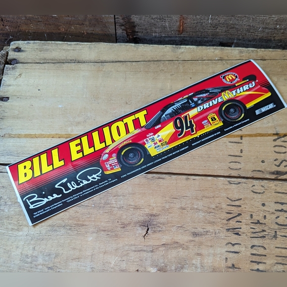 Vintage 1998 Bundle Of Nascar Bumper Stickers - Picture 2 of 13